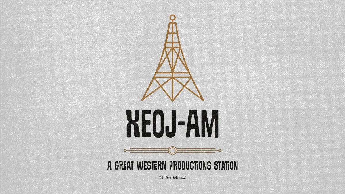 XEOJ-AM — A Great Western Productions border radio station broadcasting Rodeo Reverb Records music 24/7